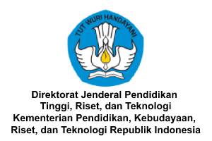 Direktorat Jenderal Pendidikan Tinggi, Riset, dan Teknologi
Kementerian Pendidikan, Kebudayaan, Riset, dan Teknologi Republik Indonesia